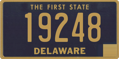 DE license plate 19248