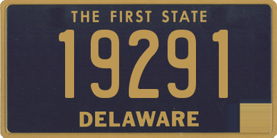 DE license plate 19291