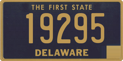 DE license plate 19295