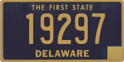 DE license plate 19297