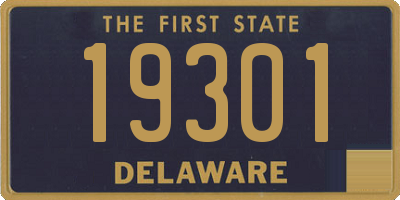 DE license plate 19301