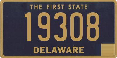 DE license plate 19308