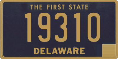 DE license plate 19310