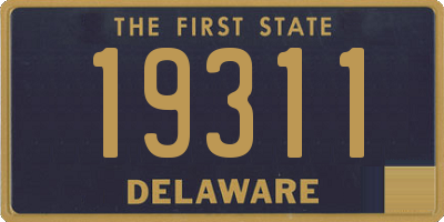 DE license plate 19311