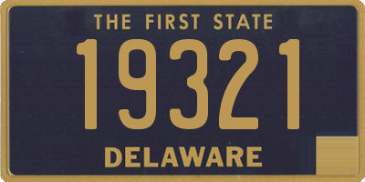 DE license plate 19321