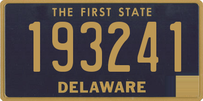 DE license plate 193241