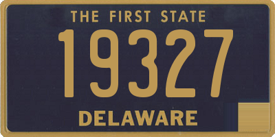 DE license plate 19327