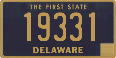 DE license plate 19331