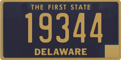 DE license plate 19344