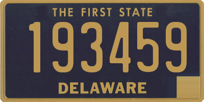 DE license plate 193459