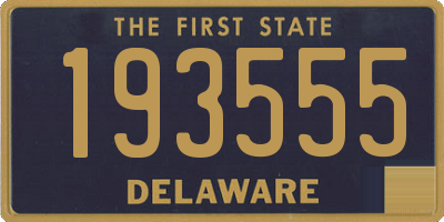 DE license plate 193555