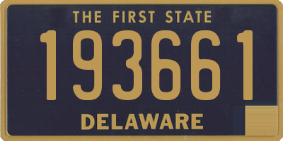 DE license plate 193661