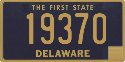 DE license plate 19370