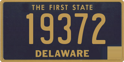 DE license plate 19372