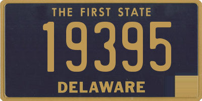 DE license plate 19395