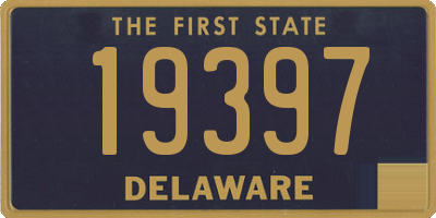 DE license plate 19397