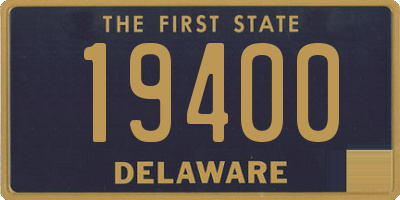 DE license plate 19400