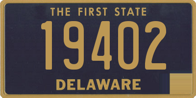 DE license plate 19402