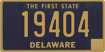 DE license plate 19404