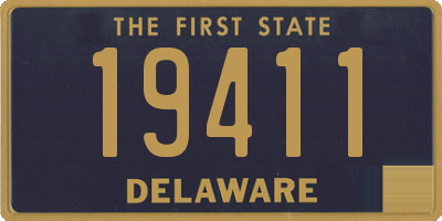 DE license plate 19411