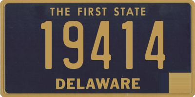 DE license plate 19414