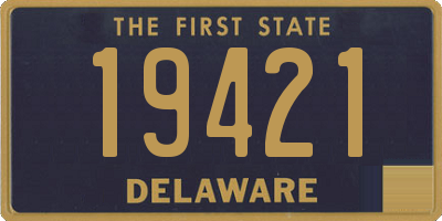 DE license plate 19421