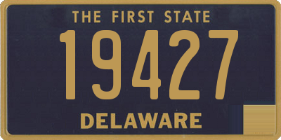 DE license plate 19427