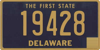 DE license plate 19428