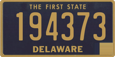 DE license plate 194373