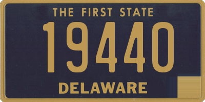 DE license plate 19440