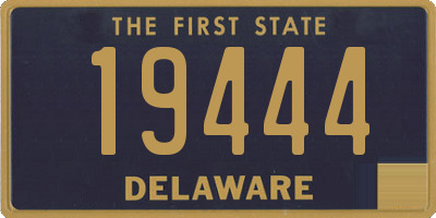 DE license plate 19444