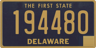 DE license plate 194480