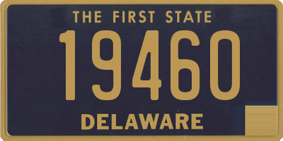 DE license plate 19460