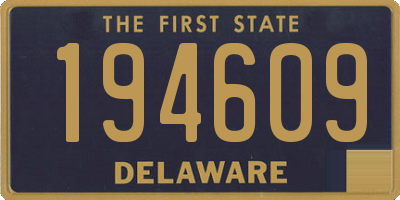 DE license plate 194609