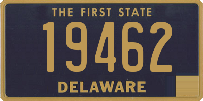 DE license plate 19462