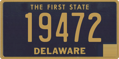 DE license plate 19472