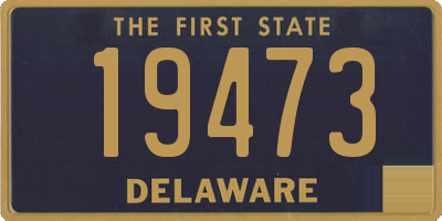 DE license plate 19473