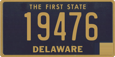 DE license plate 19476