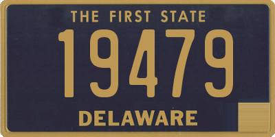 DE license plate 19479