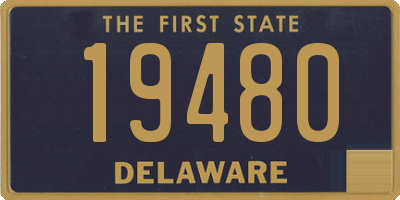 DE license plate 19480