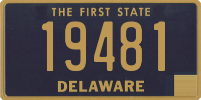 DE license plate 19481