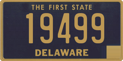 DE license plate 19499