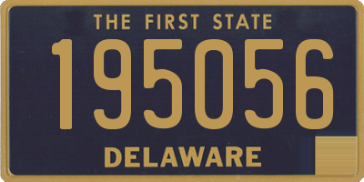 DE license plate 195056