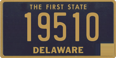 DE license plate 19510