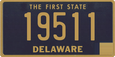 DE license plate 19511