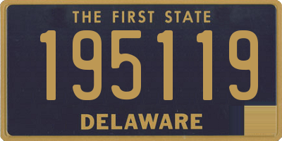 DE license plate 195119