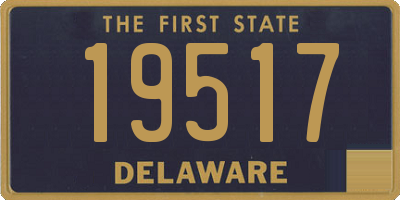 DE license plate 19517