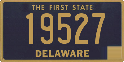 DE license plate 19527