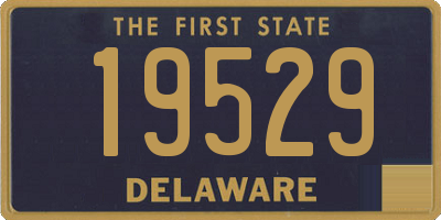 DE license plate 19529