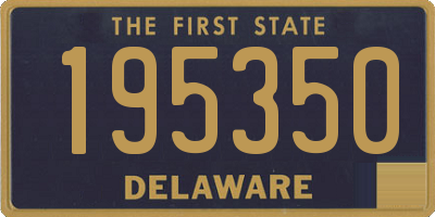 DE license plate 195350